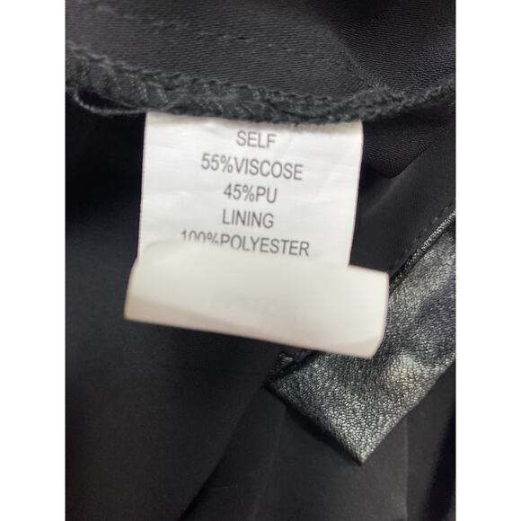 Amanda Uprichard x Revolve 'Dale' Black Polyester Skort Size L - Picture 5 of 5